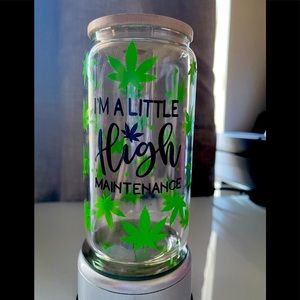 16oz custom glass cup